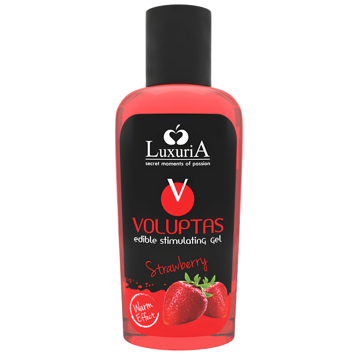 Gel de massage chauffant comestible Voluptas Luxuria