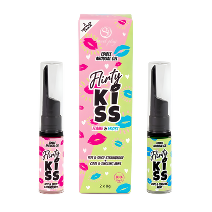 Duo de gels comestibles Flirty Kiss Secret Play