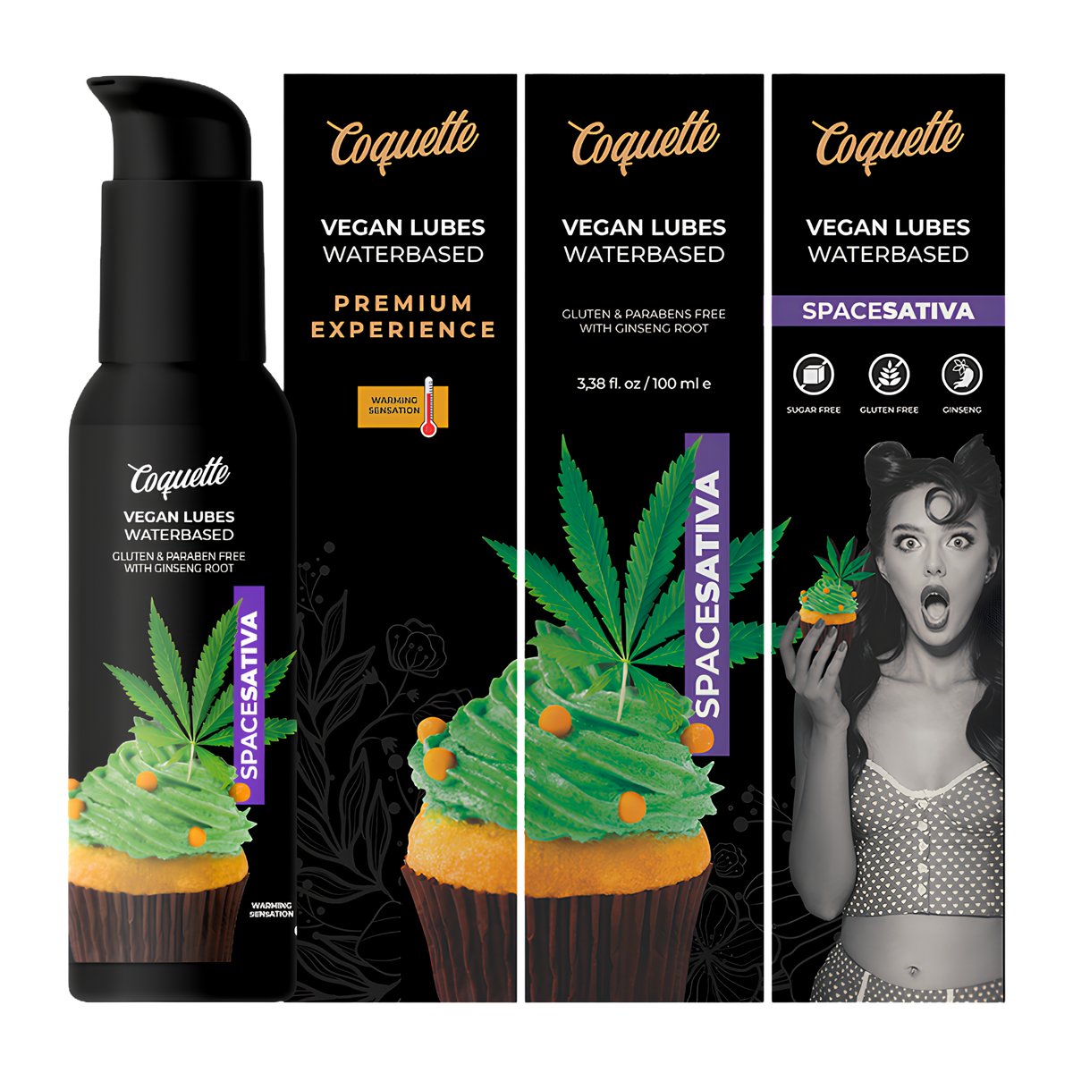 Lubrifiant vegan aromatisé Coquette Cosmetics