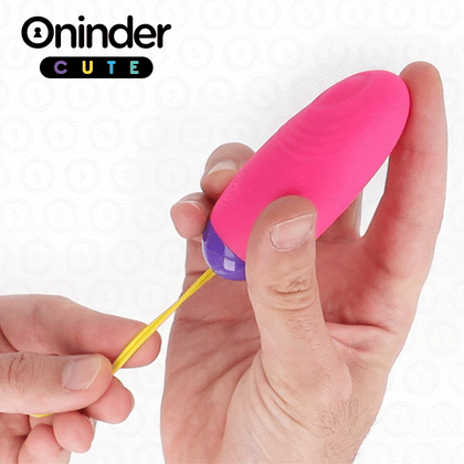 Œuf vibrant connecté Oninder Cute - vibration, ondulation et tapotement