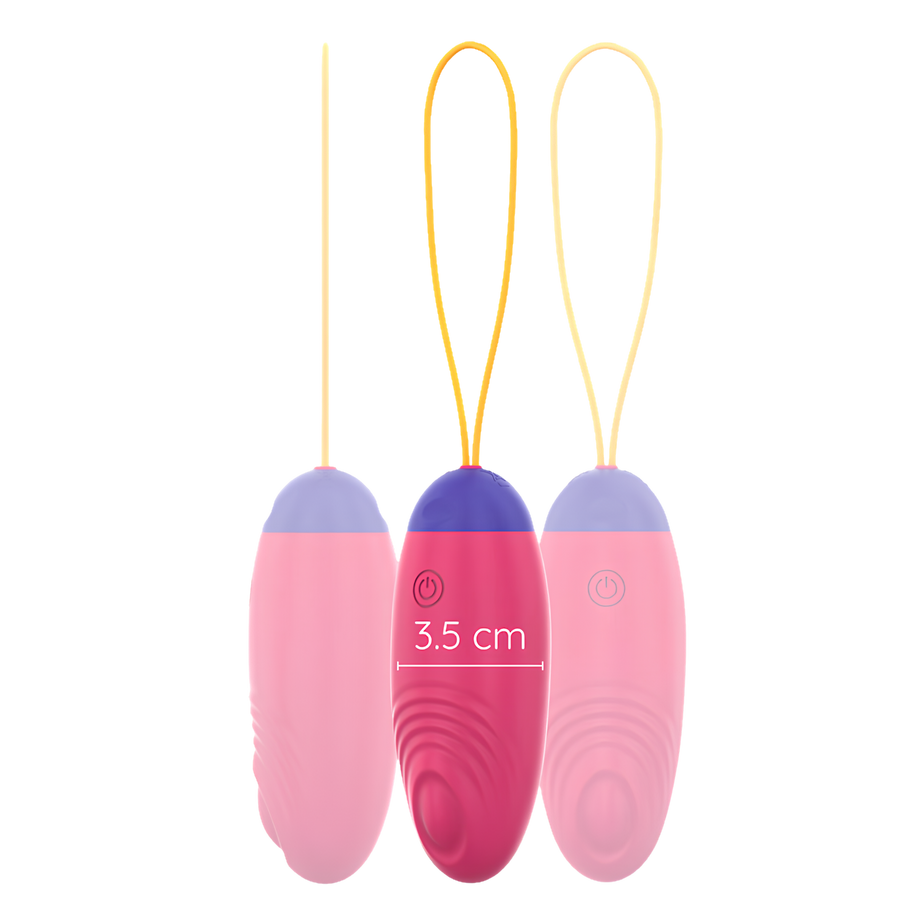 Œuf vibrant connecté Oninder Cute - vibration, ondulation et tapotement