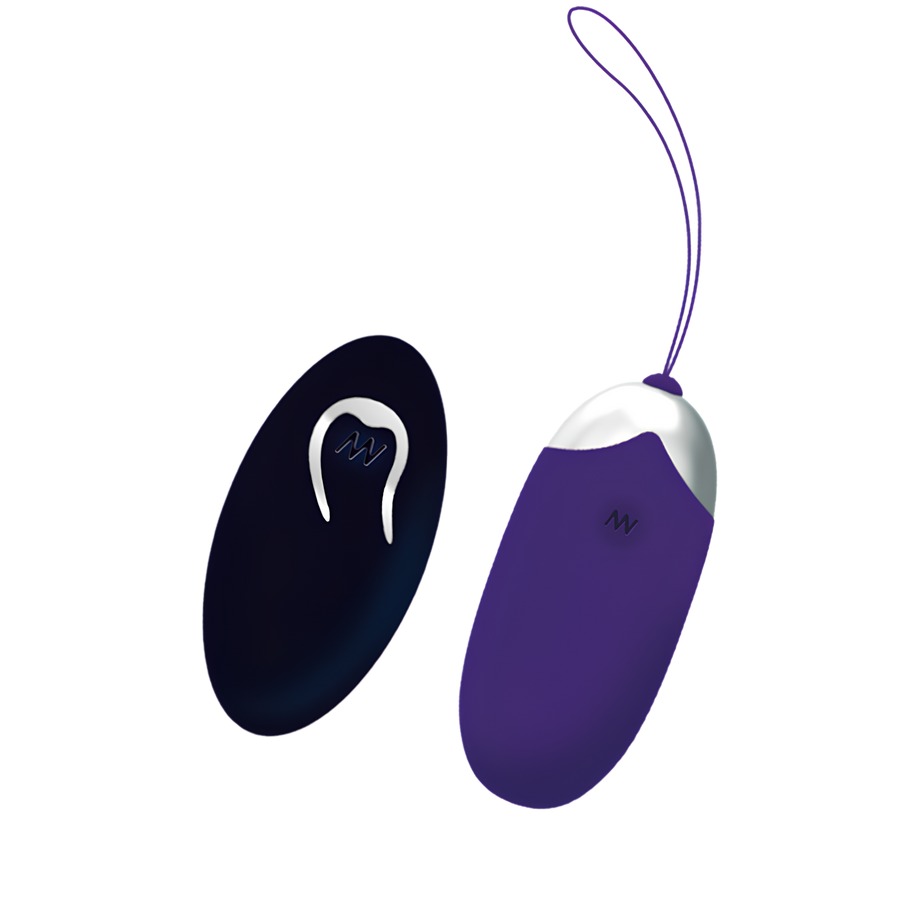 Œuf vibrant télécommandé Intense Flippy II - 12 modes, portée 10 mètres