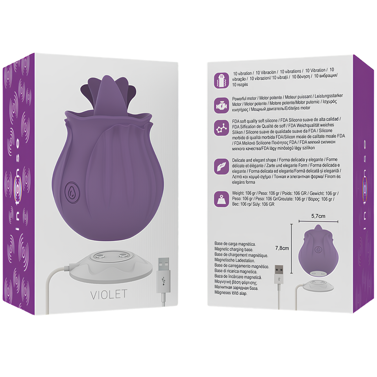 Stimulateur clitoridien Intense Violet
