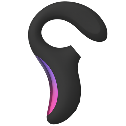 Stimulateur double LELO Enigma - ondes soniques et bras interne, 140 mm insérables