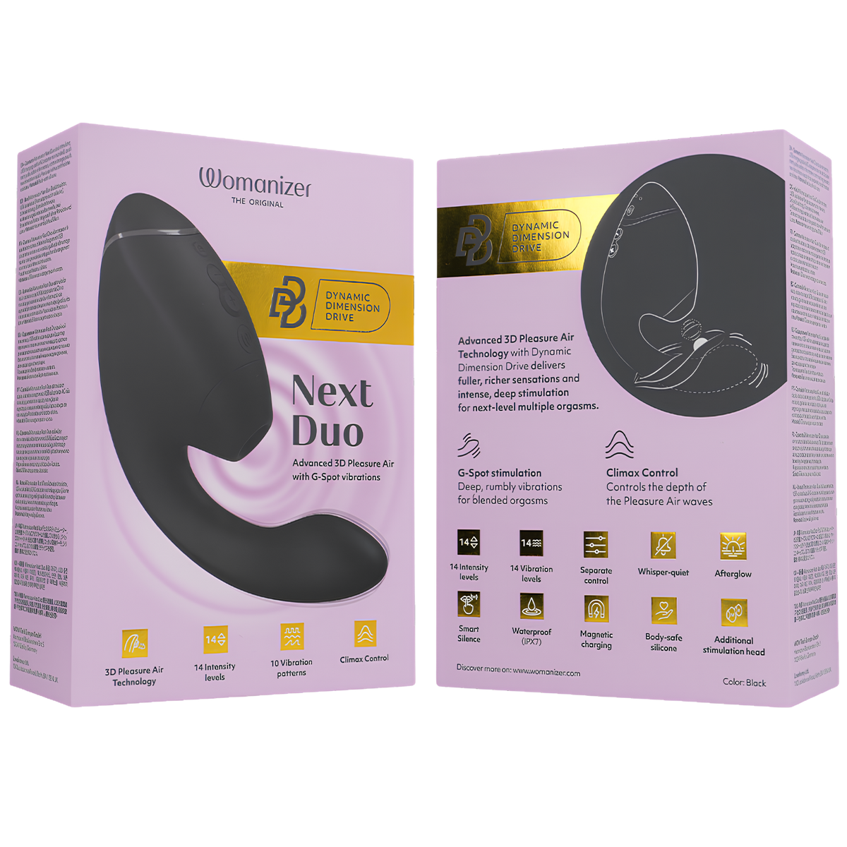 Stimulateur clitoris et point G Womanizer Next Duo