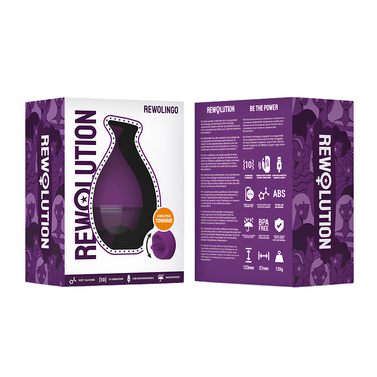 Vibromasseur clitoridien Rewolution Rewolingo