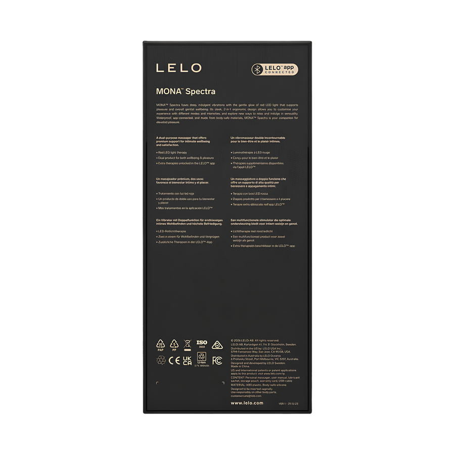 Vibromasseur connecté LELO Mona Spectra