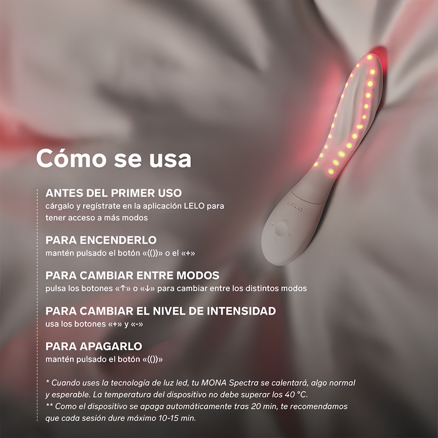 Vibromasseur connecté LELO Mona Spectra
