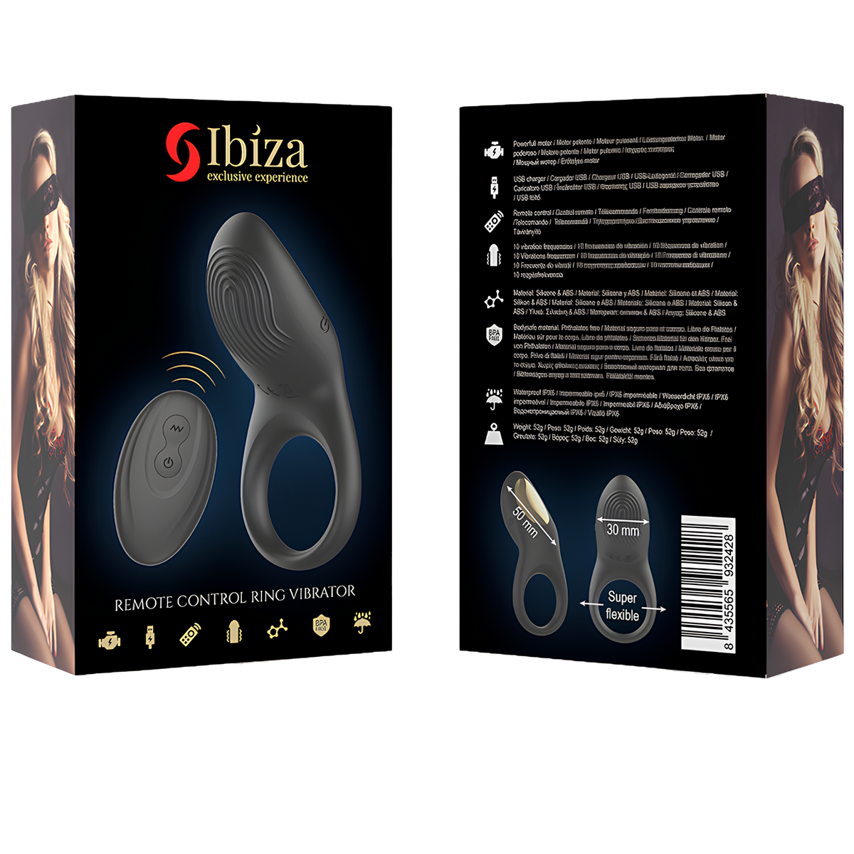 Anneau vibrant Ibiza Full Contact