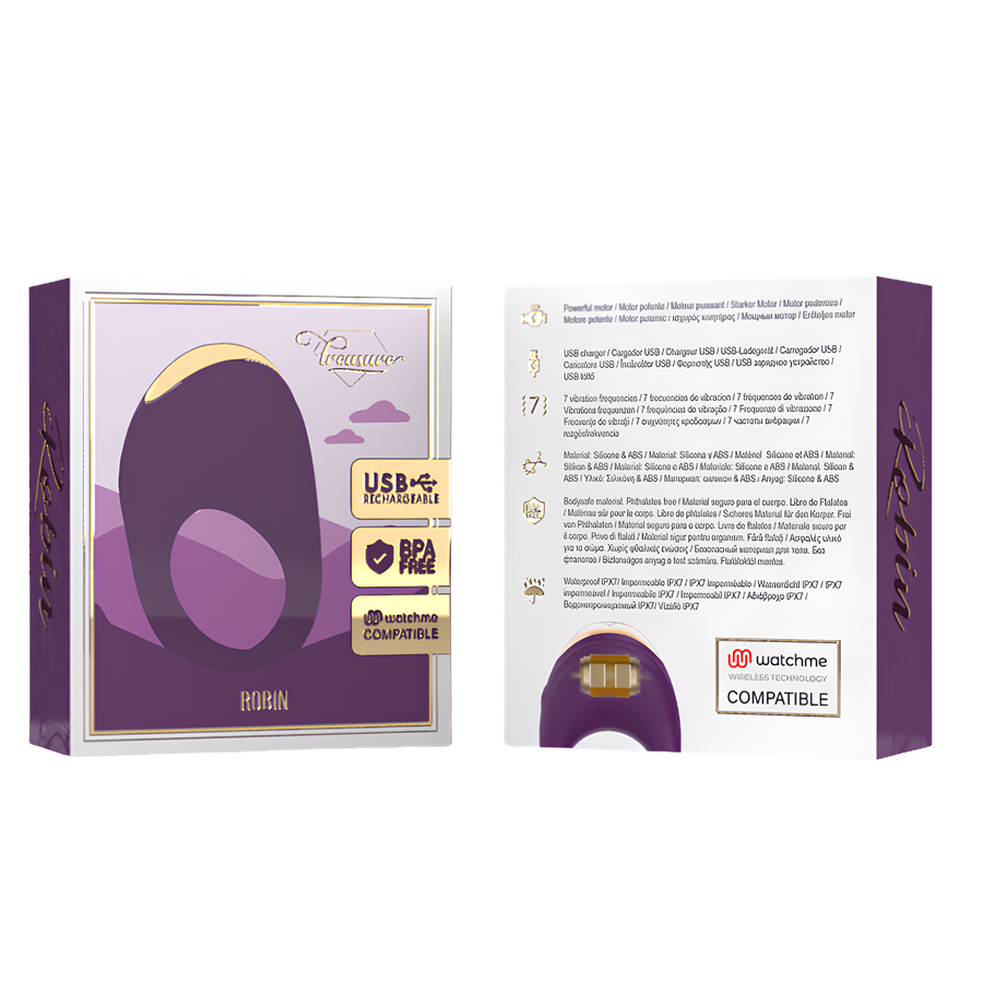 Anneau vibrant Treasure Robin