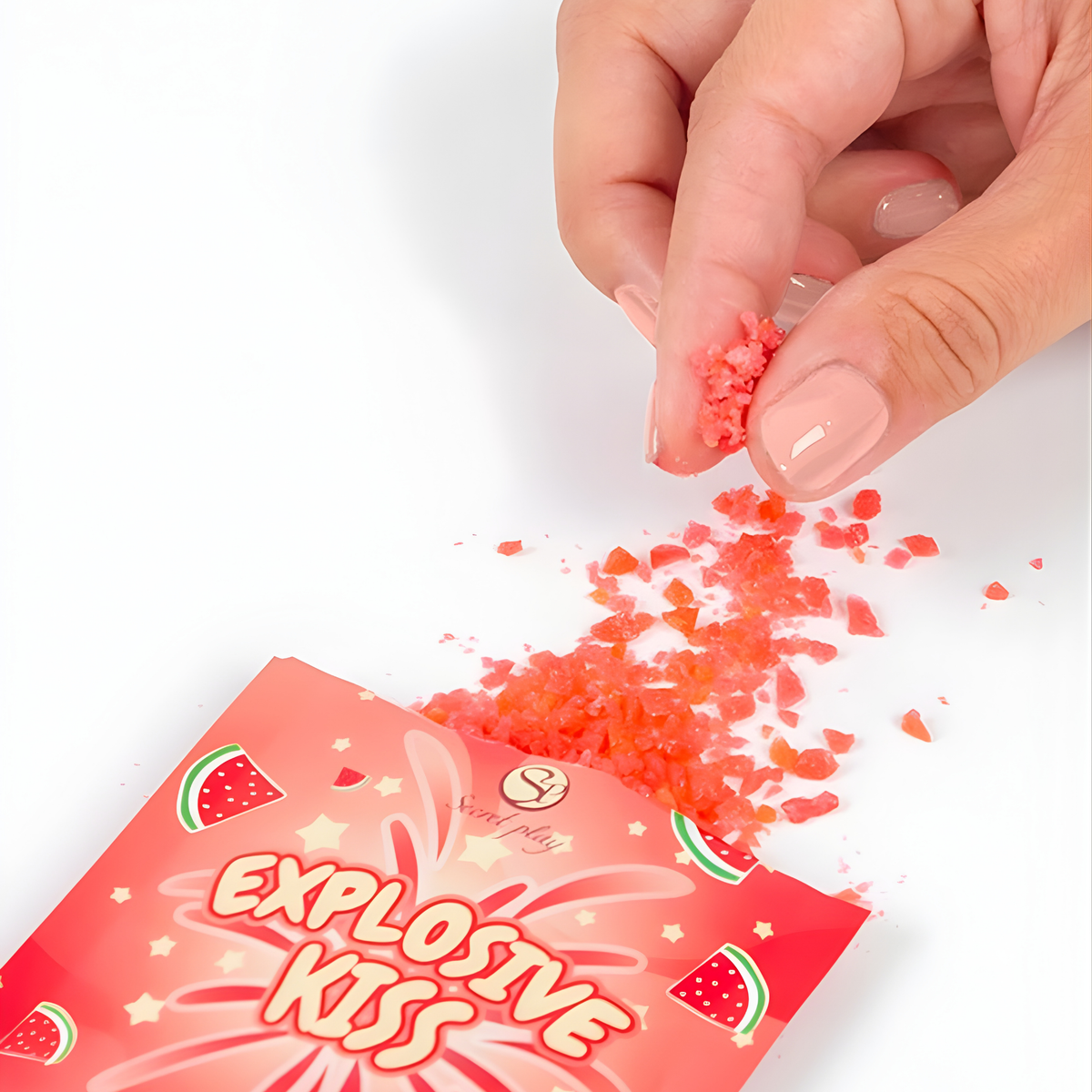 Bonbons pétillants pour la bouche Explosive Kiss Secret Play