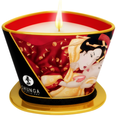 Bougie de massage Caress by Candlelight Shunga