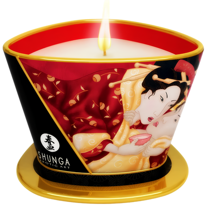 Bougie de massage Caress by Candlelight Shunga