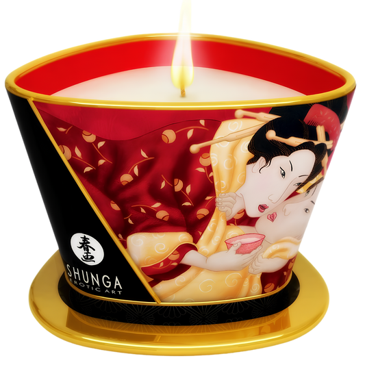 Bougie de massage Caress by Candlelight Shunga
