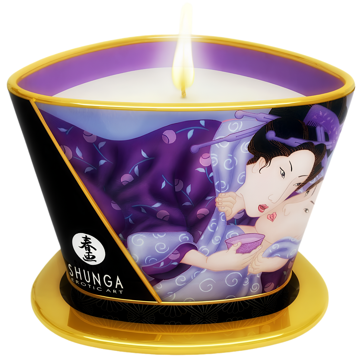 Bougie de massage Caress by Candlelight Shunga