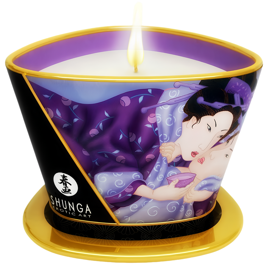 Bougie de massage Caress by Candlelight Shunga