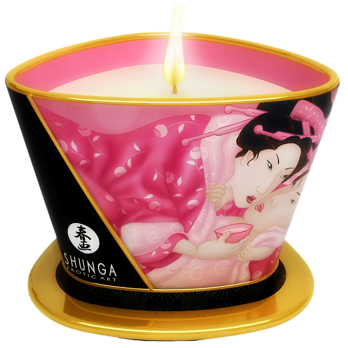 Bougie de massage Caress by Candlelight Shunga