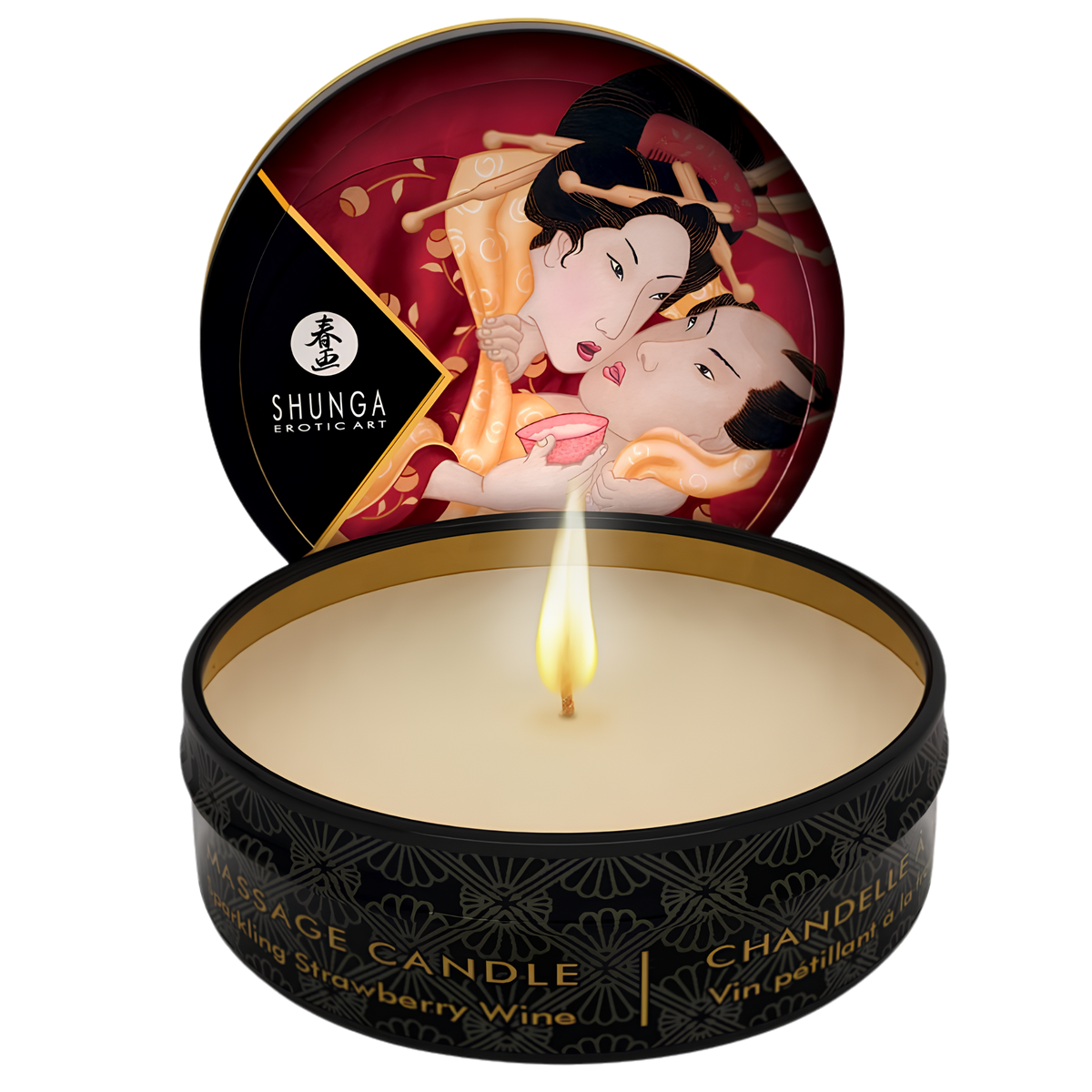 Bougie de massage Mini Caress by Candlelight Shunga