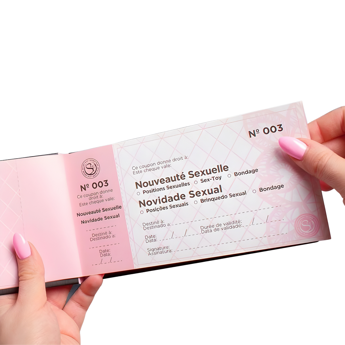 Carnet de chèques coquins Sex Coupons Secret Play