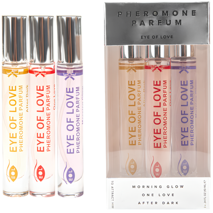 Coffret trois parfums aux phéromones Eye of Love