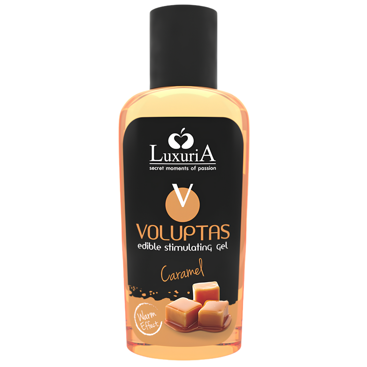 Gel de massage chauffant comestible Voluptas Luxuria
