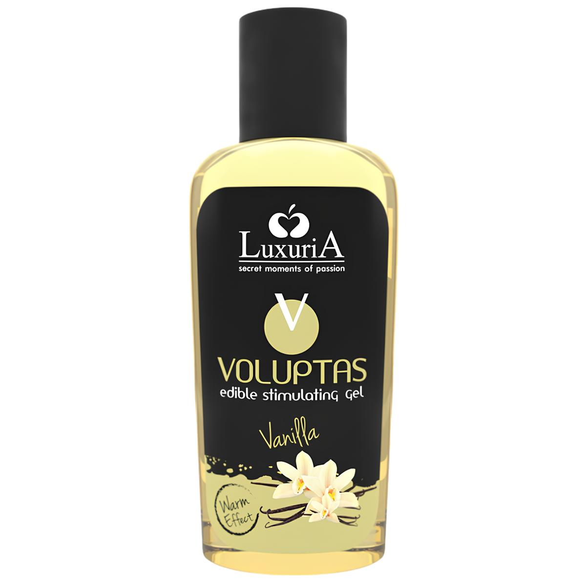 Gel de massage chauffant comestible Voluptas Luxuria
