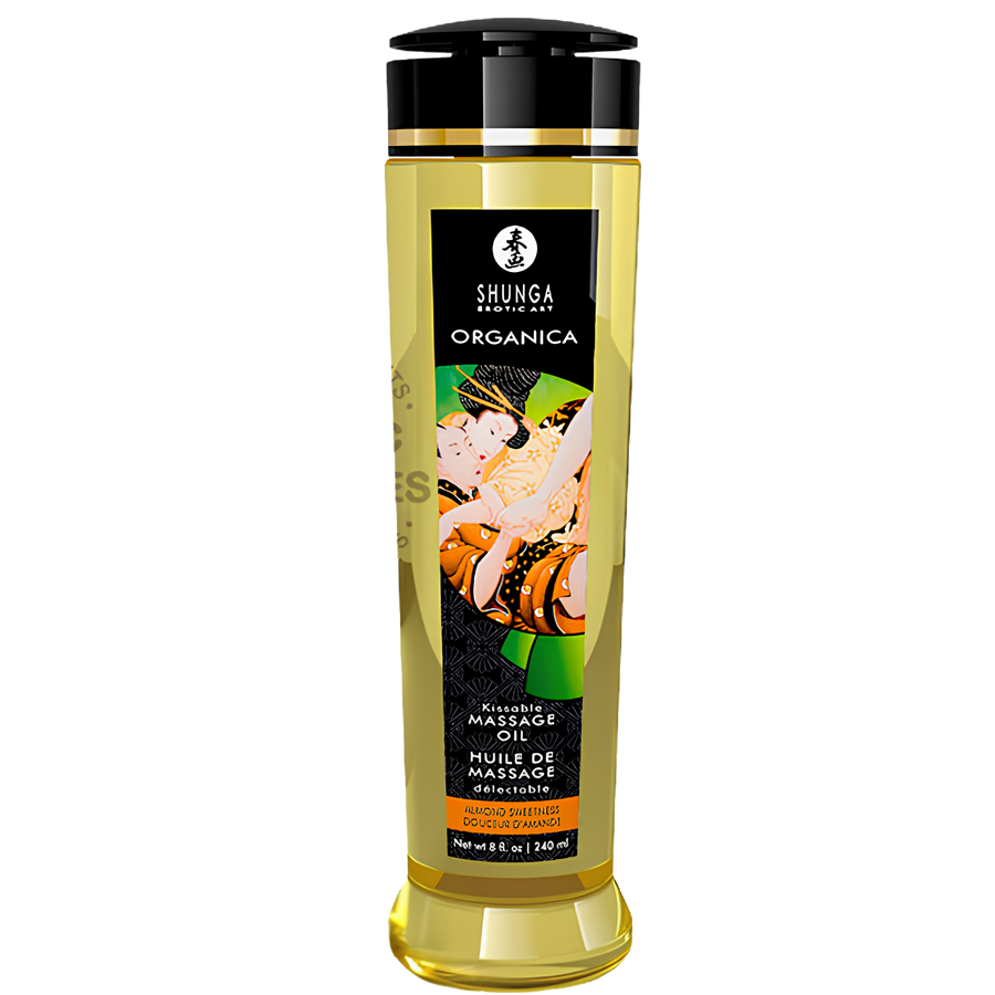 Huile de massage bio Shunga