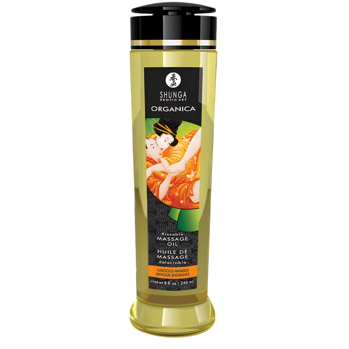 Huile de massage bio Shunga