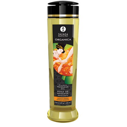 Huile de massage bio Shunga