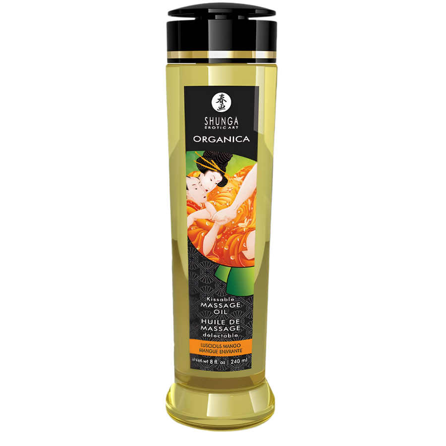 Huile de massage bio Shunga