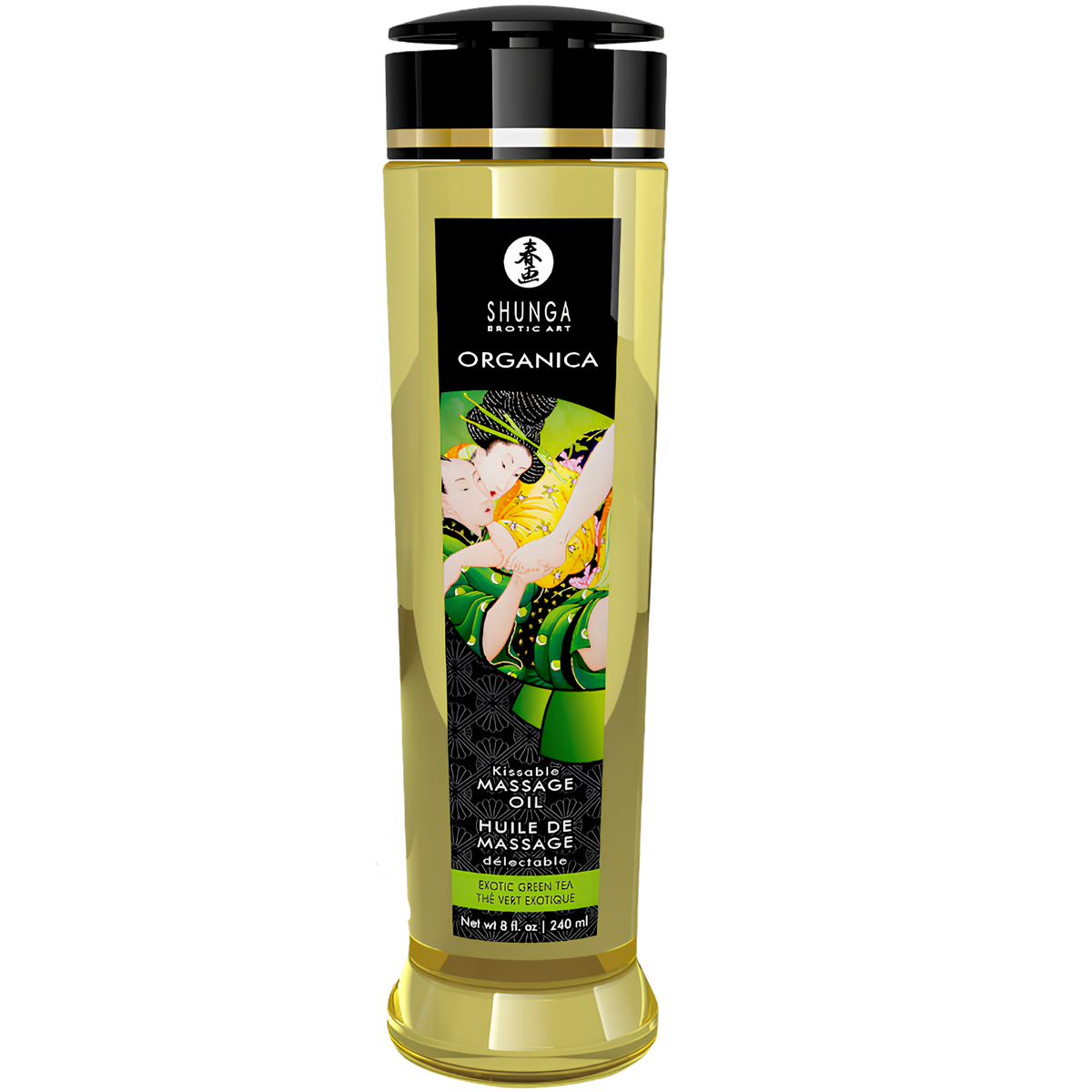 Huile de massage bio Shunga