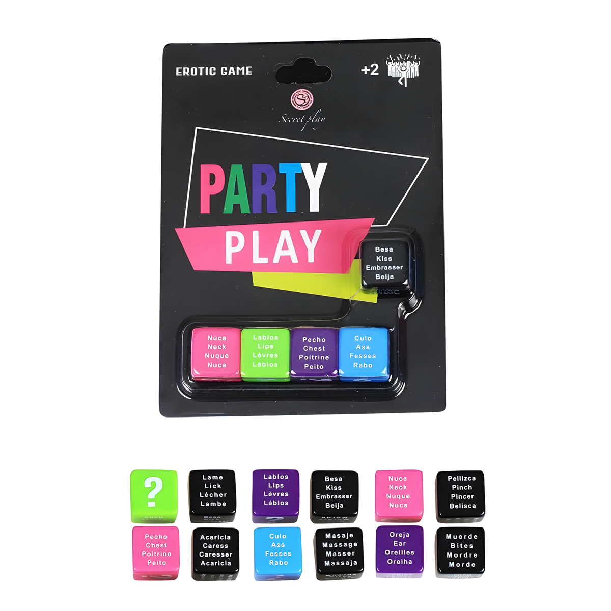 Jeu de dés coquin Party Play Secret Play