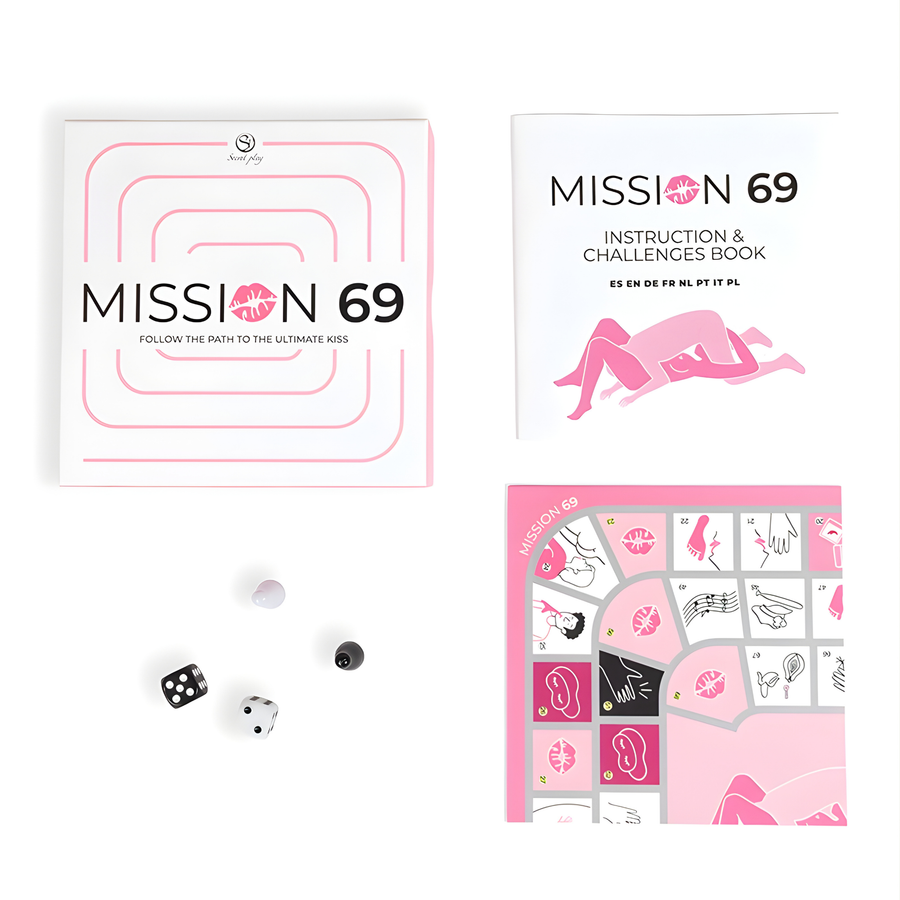 Jeu de plateau coquin Mission 69 Secret Play