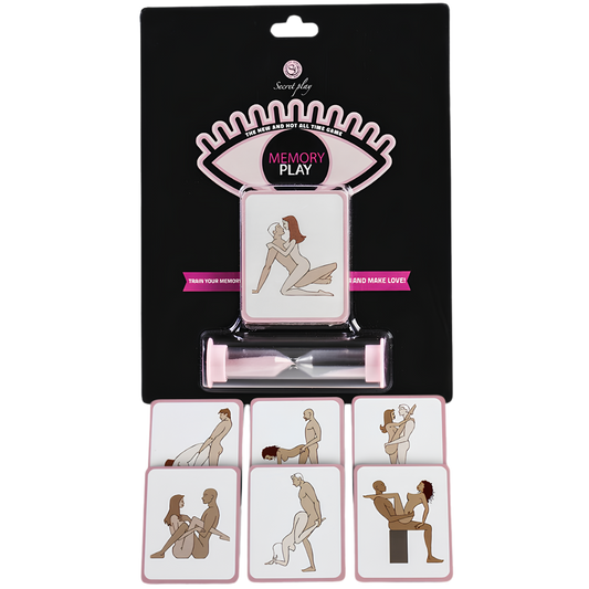 Jeu de mémoire coquin Memory Play Secret Play