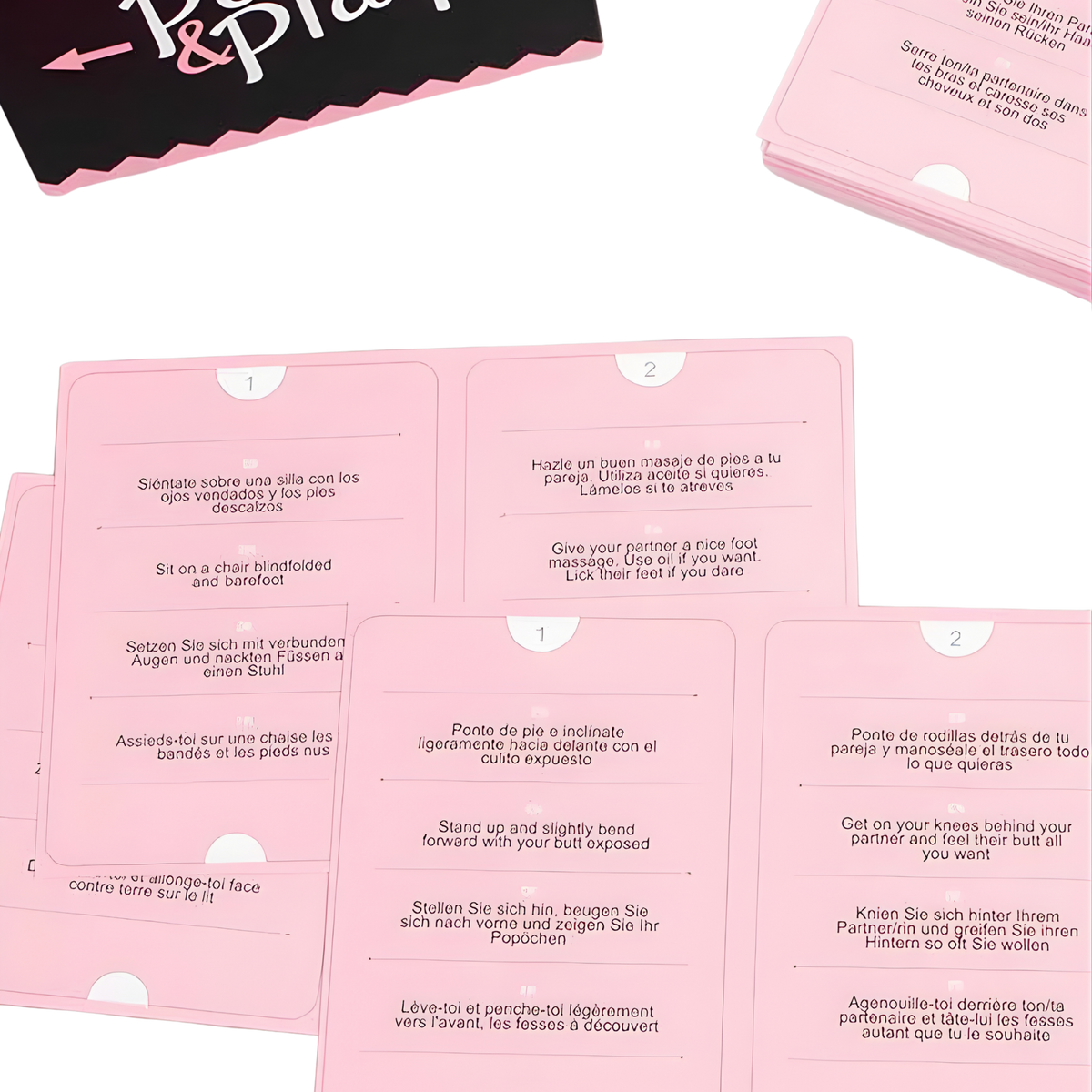 Jeu de cartes coquin Pull and Play Secret Play