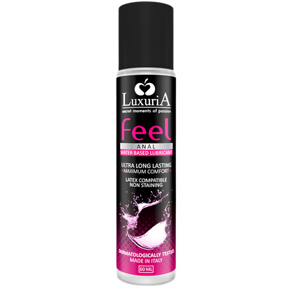 Lubrifiant anal à l'eau Luxuria Feel