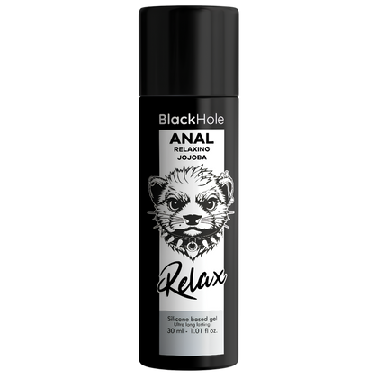 Lubrifiant anal silicone Black Hole au jojoba