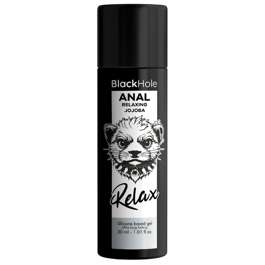 Lubrifiant anal silicone Black Hole au jojoba