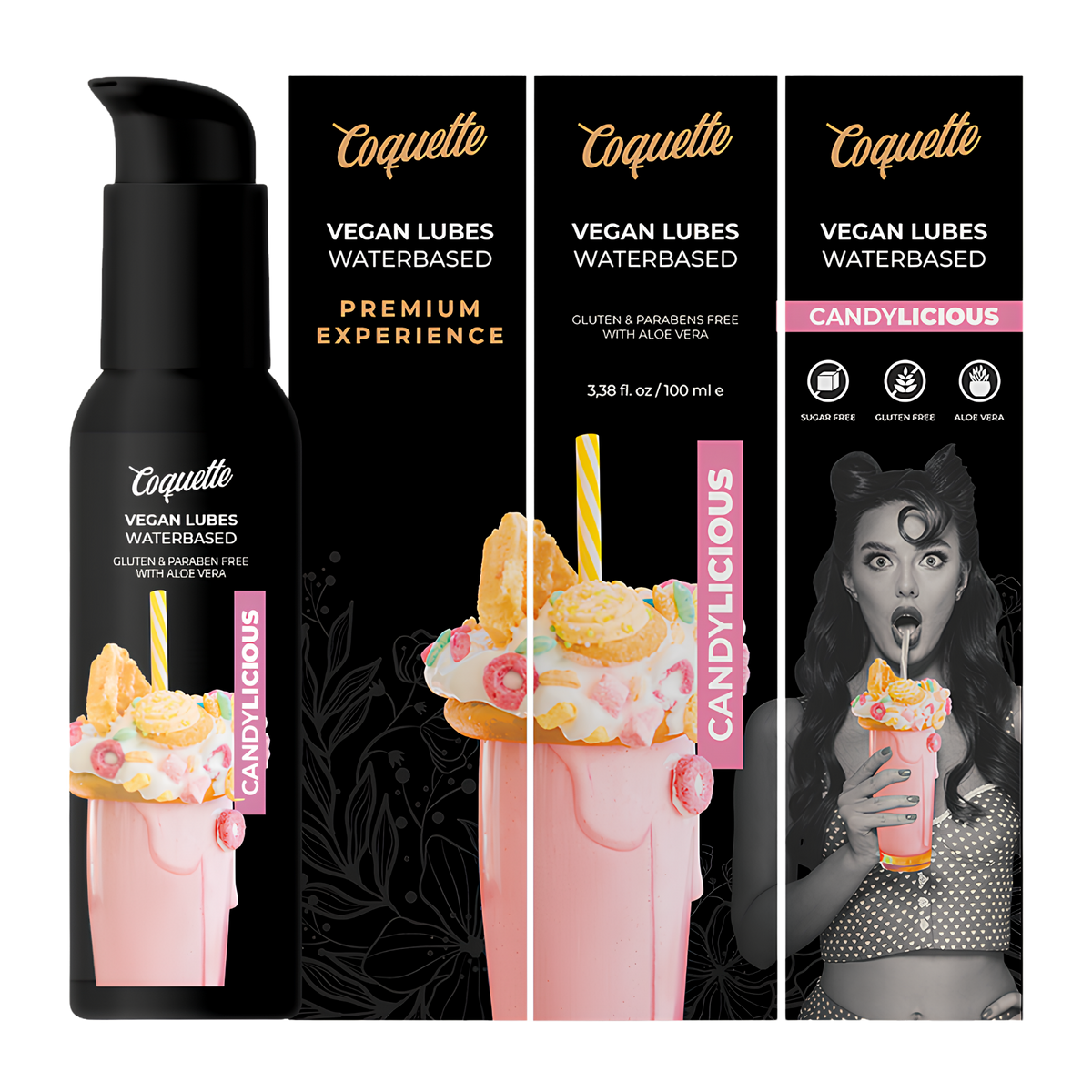 Lubrifiant vegan aromatisé Coquette Cosmetics