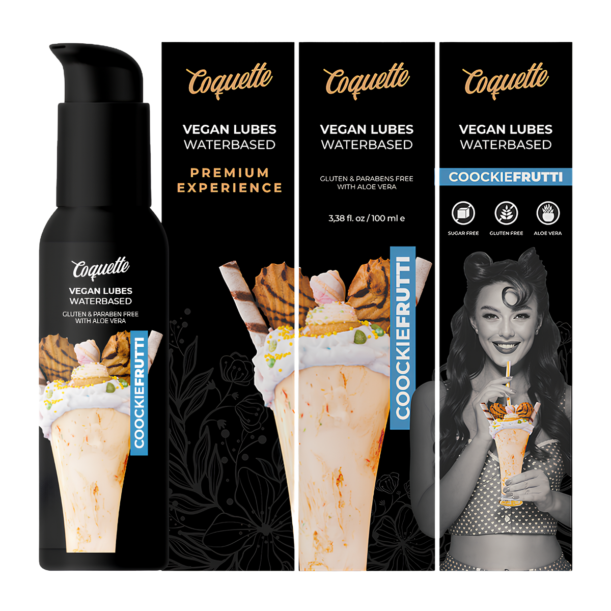 Lubrifiant vegan aromatisé Coquette Cosmetics