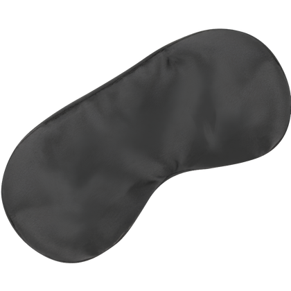 Masque pour les yeux en satin noir