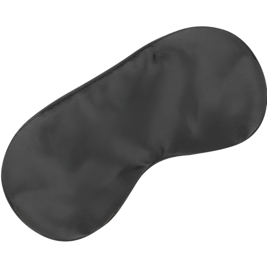 Masque pour les yeux en satin noir
