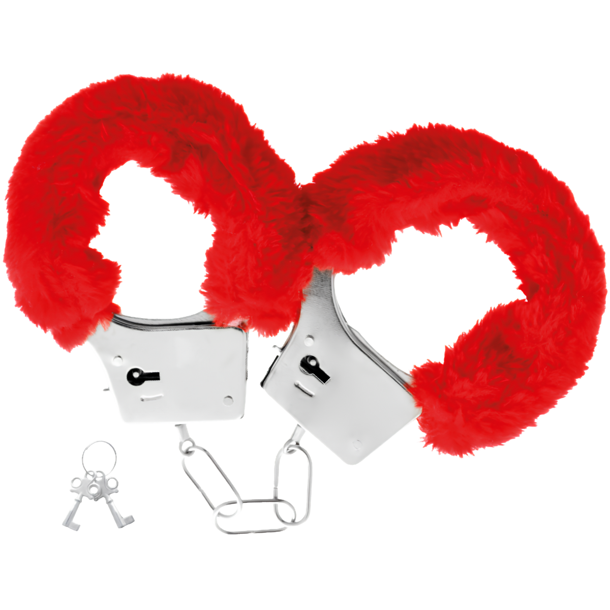Menottes doublées Darkness rouges