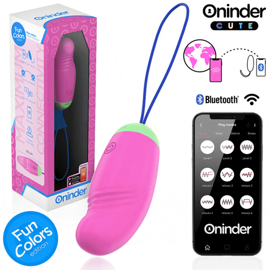Œuf vibrant connecté Oninder Cute - rotation à 360 degrés