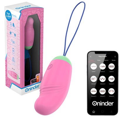 Œuf vibrant connecté Oninder Cute - rotation à 360 degrés