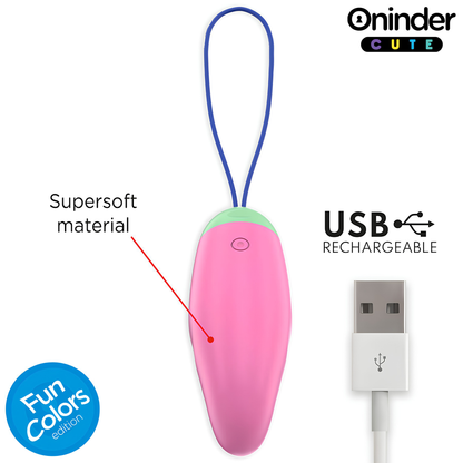 Œuf vibrant connecté Oninder Cute - rotation à 360 degrés