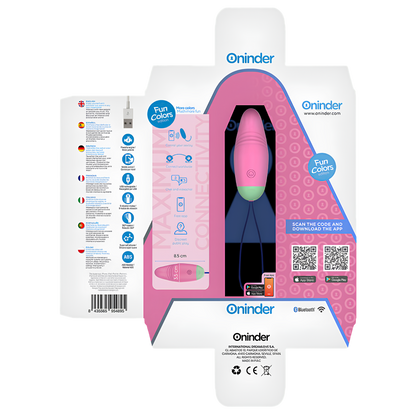 Œuf vibrant connecté Oninder Cute - rotation à 360 degrés