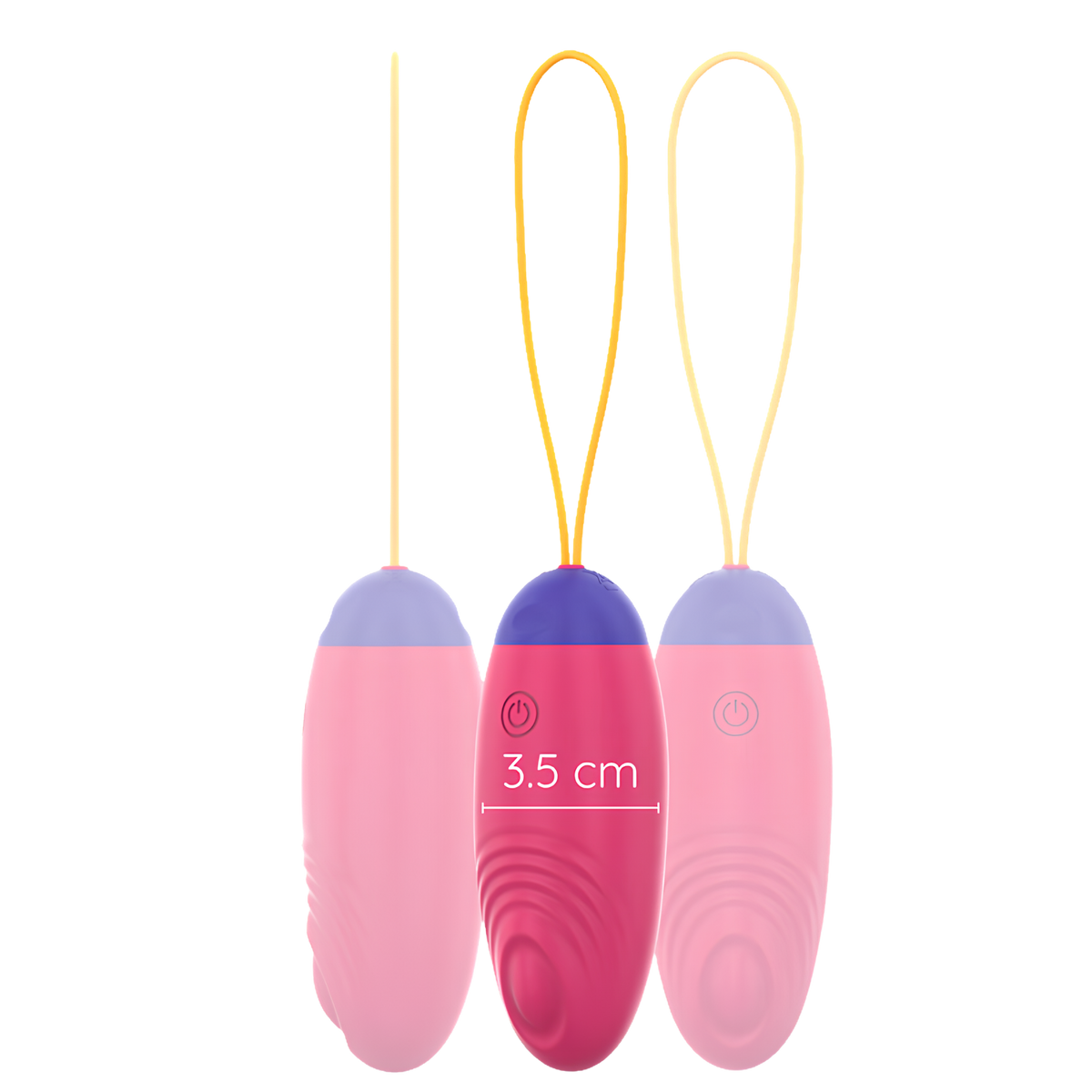 Œuf vibrant connecté Oninder Cute - vibration, ondulation et tapotement
