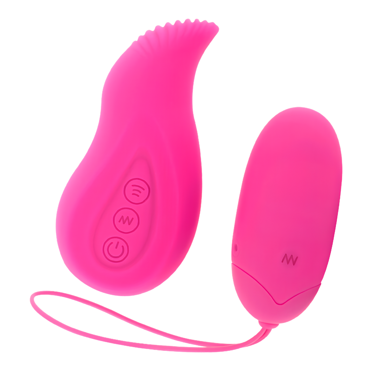 Œuf vibrant et stimulateur Moressa Edgar Premium - deux pièces synchronisées