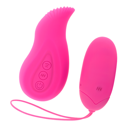 Œuf vibrant et stimulateur Moressa Edgar Premium - deux pièces synchronisées